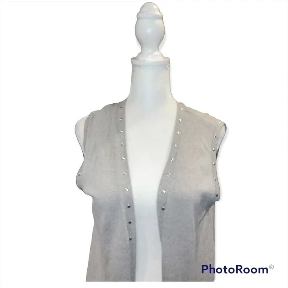 Christina Gray and Studded Open Shrug Size M - Picture 2 of 7